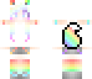rainbow fox girl