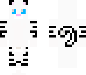 cute snow tiger