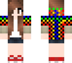 rainbow girl