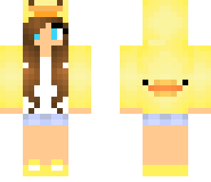 blue eyed duck girl