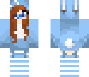 blue bunny girl