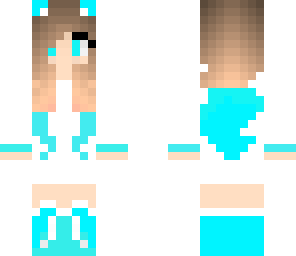 blue kitty girl