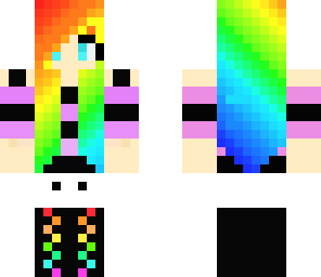 rockin' rainbow girl