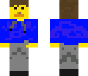 the fluffy ducky named zane's skin