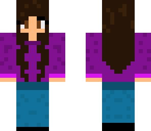 brown-haired norm girl - sunny's skin 1
