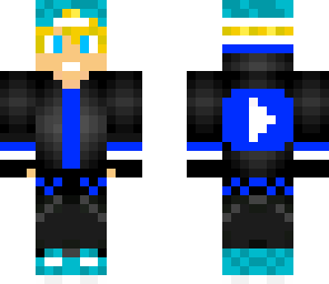 el chico de azul