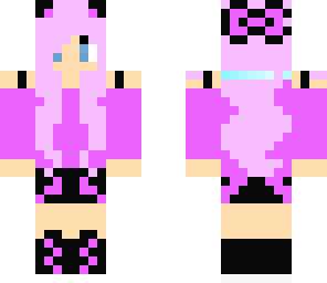 purple cat girl
