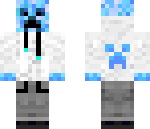 blue creeper hoodie