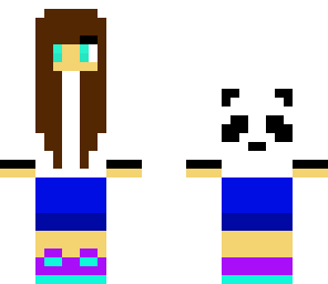 panda cute girl