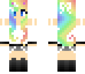 rainbow girl