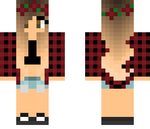 burgundy girl