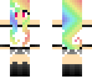 rainbow fox girl