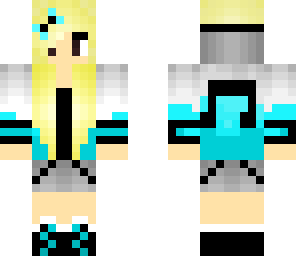 blue dj girl