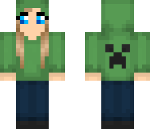 creeper hoodie girl
