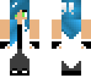blue hair girl