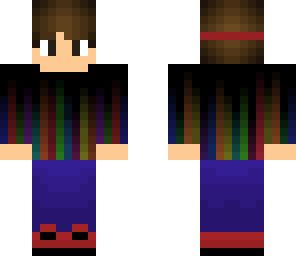 rainbow hoodie boy
