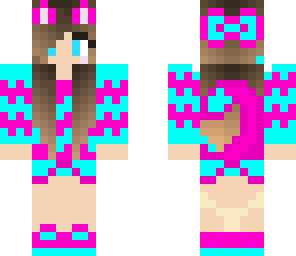 pink cat girl