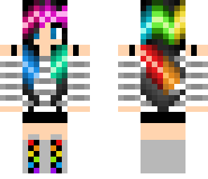 cyber electric girl