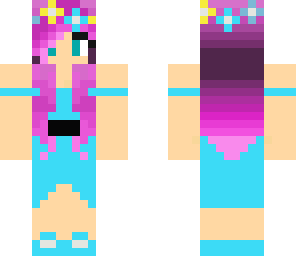pink hair girl