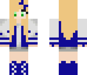cute blue girl