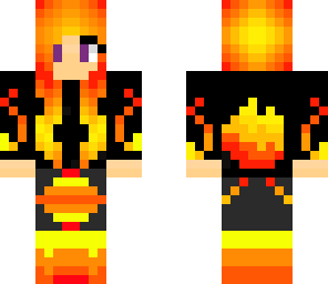 fire pretty girl