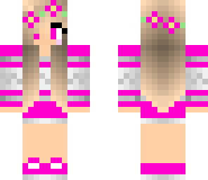 pink winter girl