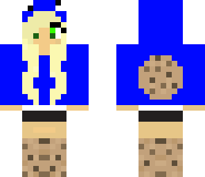 blue cookie girl