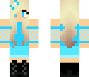 lovely blue girl
