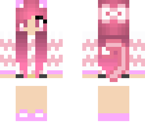 pink cat girl