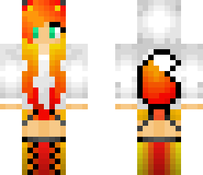 fire wolf girl