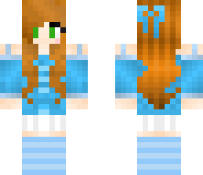 still ginger but blue