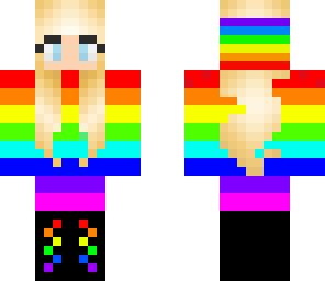 rainbow girl