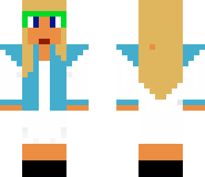 blue vest girl
