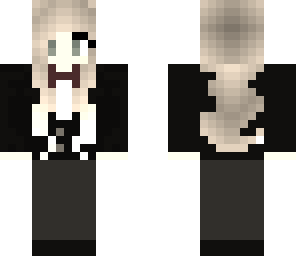 girl in tux old photo 2