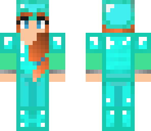 diamond armor girl