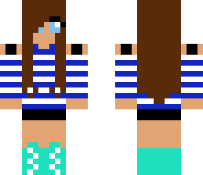 blue girl