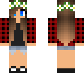 red flannel girl
