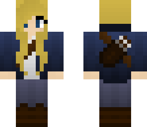 blonde archer girl