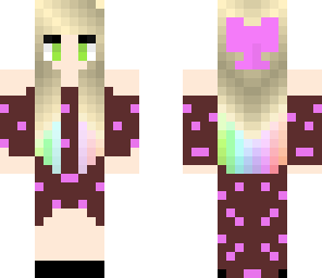 gala rainbow hair girl