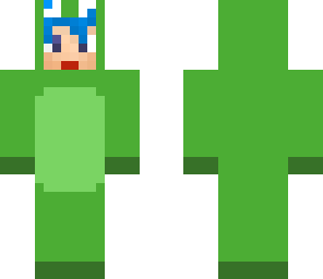 froggy blue hair