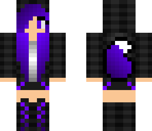 purple wolf girl