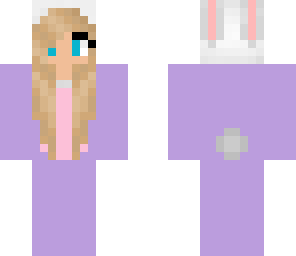 purple bunny girl