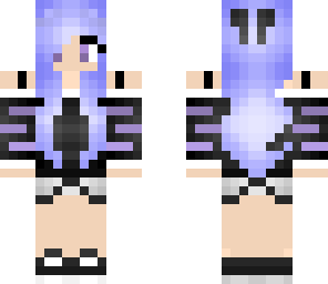 puple haired girl