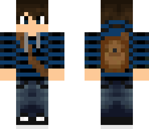 backpack teen blue