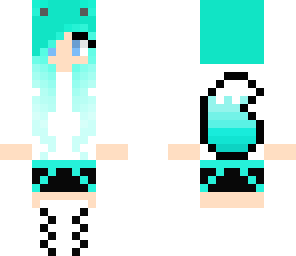 aqua wolf girl