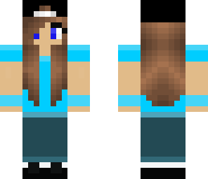 blue girl two
