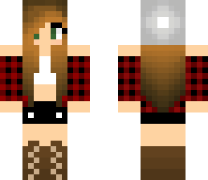 edit of red girl