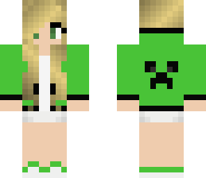 creeper hoodie girl