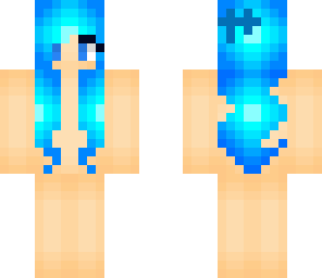 blue hair girl