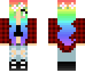 rainbow girl
